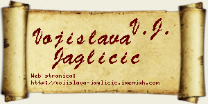 Vojislava Jagličić vizit kartica
